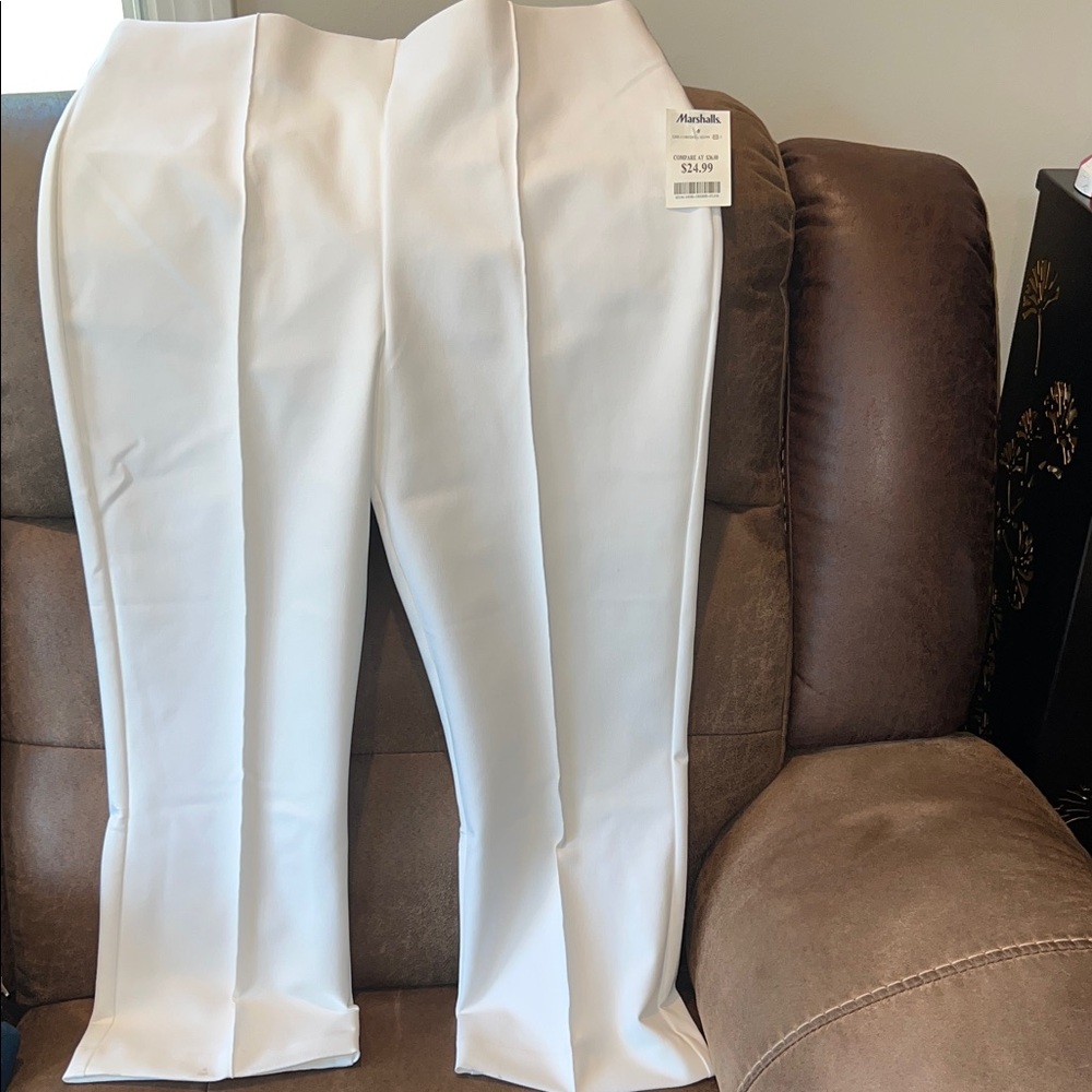 Rachel Zoe Off-White Kick Flare Pants
